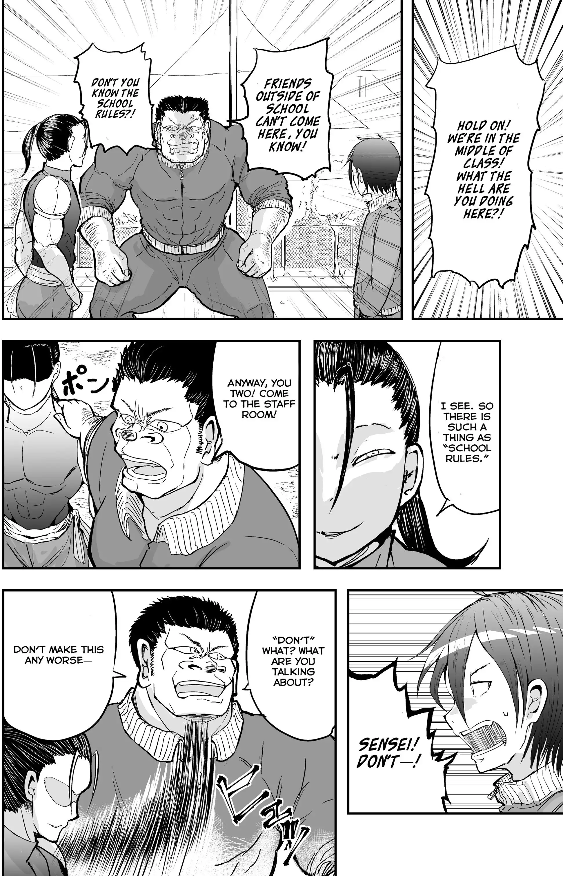 A manga about the kind of PE teacher who dies at the start of a school horror film Chapter 15 6